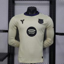 Player Version Barcelona 25/26 Away Long Sleeve Authentic Jersey Player Version Barcelona 25/26 Away Long Sleeve Authentic Jersey