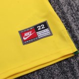 Kids Brazil 1998/2000 Home  Long Sleeve Retro Kit