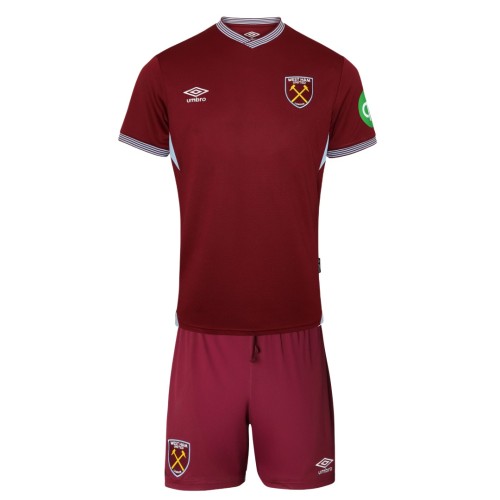 Kids West Ham United 25/26 Home Jersey and Short Kit