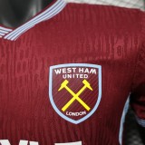 Player Version West Ham United 25/26 Home Authentic Jersey