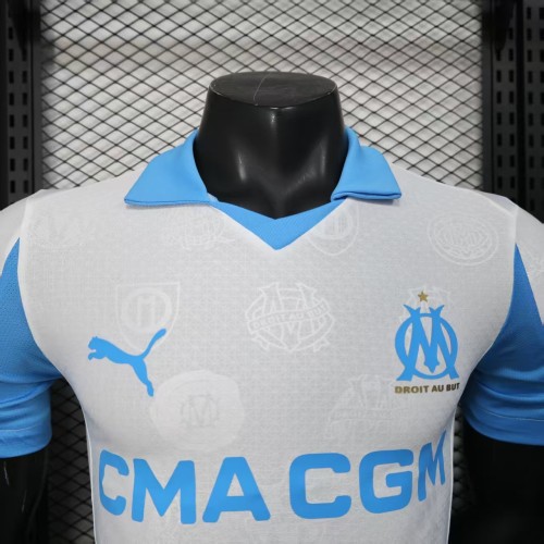 Player Version Olympique Marseille 25/26 Home Authentic Jersey