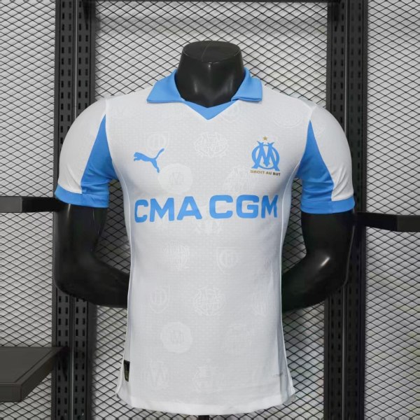 Player Version Olympique Marseille 25/26 Home Authentic Jersey