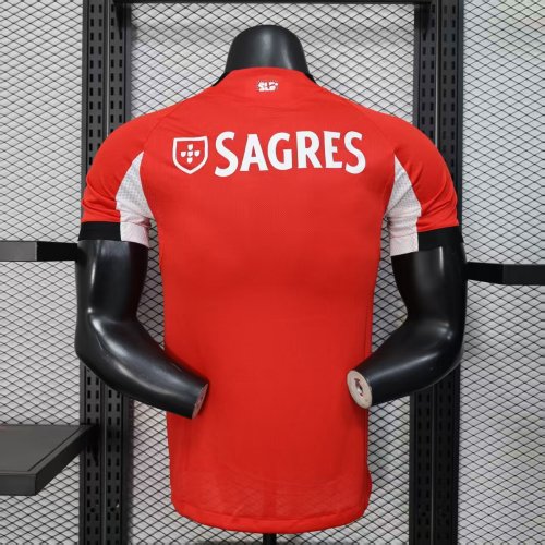 Player Version Benfica 25/26 Home Authentic Jersey