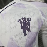 Player Version MUFC 25/26 Away Long Sleeve Authentic Jersey
