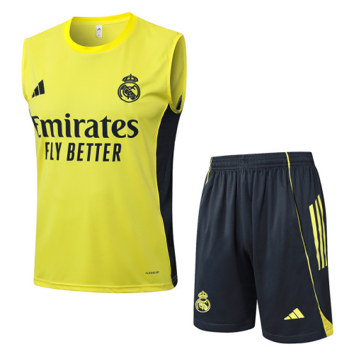 Real Madrid 25/26 Sleeveless Jersey and Shorts Set D25110