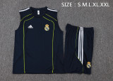 Real Madrid 25/26 Retro Sleeveless Jersey and Shorts Set D25116