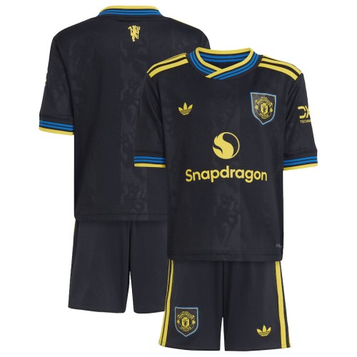 Kids MUFC 25/26 Third Jersey and Short Kit