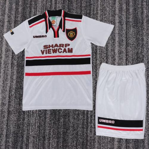 Kids MUFC 1997/1999 Away Retro Kit