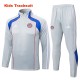 Kids Bayern Munich 25/26 Retro Half-Zip Training Sweatshirt and Pants Set E2582