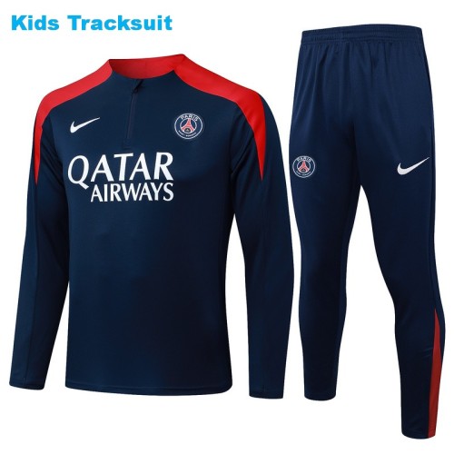 Kids PSG 25/26 Half-Zip Training Sweatshirt and Pants Set E2575