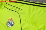 Kids Real Madrid 25/26 Retro Half-Zip Training Sweatshirt and Pants Set E2574