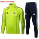 Kids Real Madrid 25/26 Retro Half-Zip Training Sweatshirt and Pants Set E2574