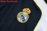 Kids Real Madrid 25/26 Retro Training Jacket and Pants Set E2573