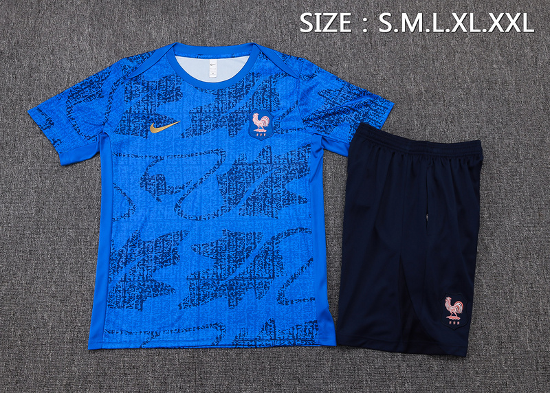 US$ 31.99 - France 25/26 Training Shirt and Shorts Set D25137 - m