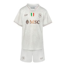 Kids SSC Napoli 25/26 Away Jersey and Short Kit