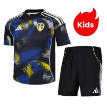 Kids Leeds United 25/26 Third Jersey and Short Kit
