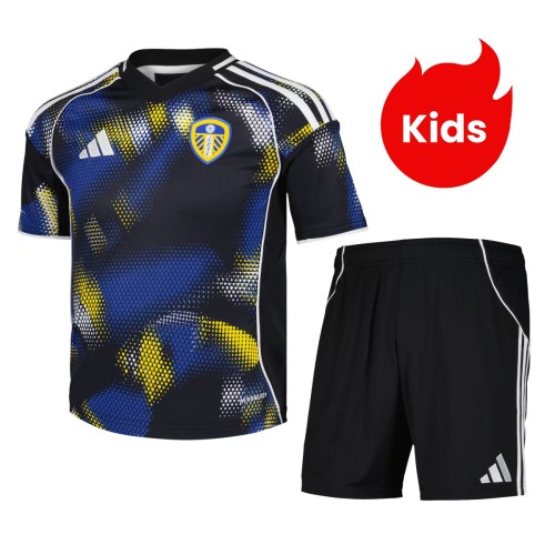 Kids Leeds United 25/26 Third Jersey and Short Kit