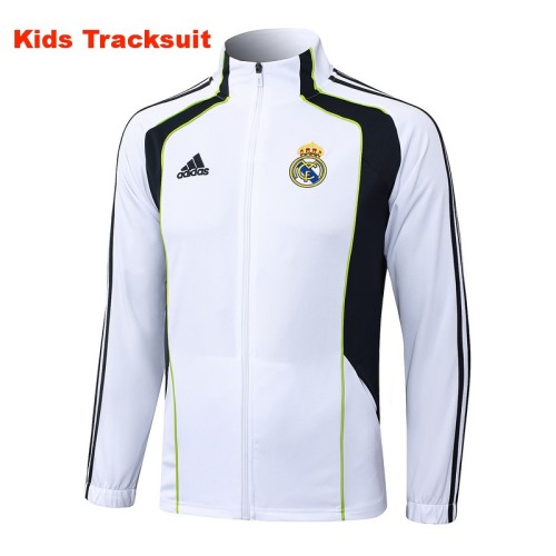 Kids Real Madrid 25/26 Retro Training Jacket and Pants Set E2587