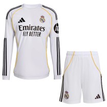 Real Madrid 25/26 Home Long Sleeve Kit