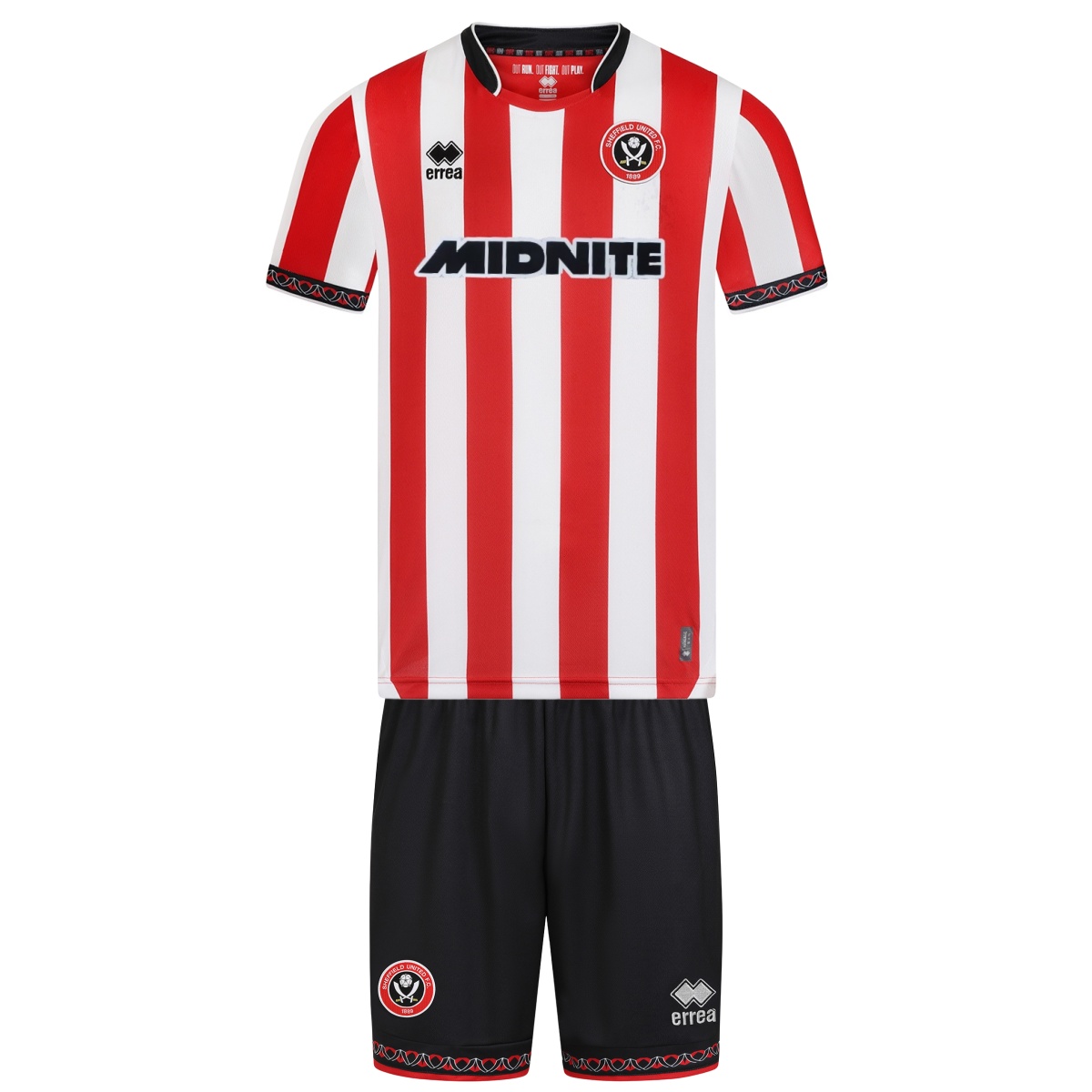 US$ 16.99 - Kids Sheffield United 25/26 Home Jersey and Short Kit