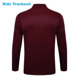 Kids Ajax 25/26 Retro Half-Zip Training Sweatshirt and Pants Set E2598