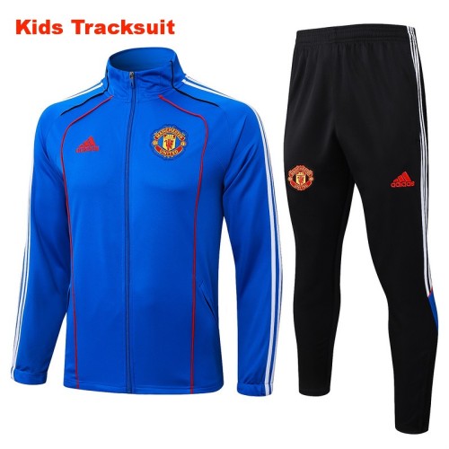 Kids MUFC 25/26 Retro Training Jacket and Pants Set E25103