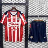 Chivas 25/26 Home Jersey and Short Kit