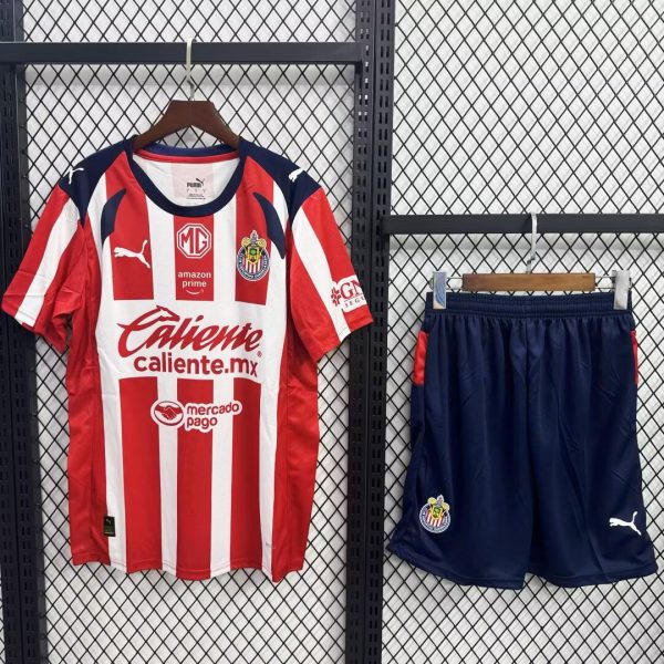 Chivas 25/26 Home Jersey and Short Kit