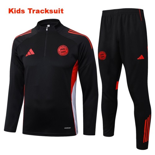 Kids Bayern Munich 25/26 Half-Zip Training Sweatshirt and Pants Set E25101
