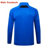 Kids MUFC 25/26 Retro Half-Zip Training Sweatshirt and Pants Set E25102