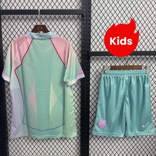 Kids Barcelona 25/26 Special Jersey and Short Kit