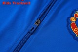 Kids MUFC 25/26 Retro Training Jacket and Pants Set E25103