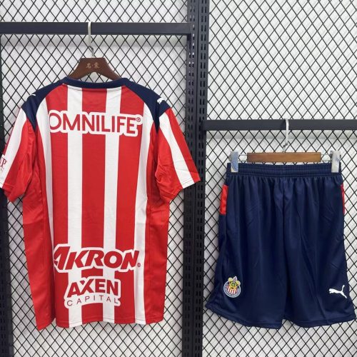 Chivas 25/26 Home Jersey and Short Kit