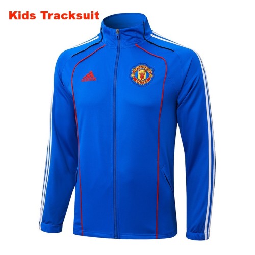 Kids MUFC 25/26 Retro Training Jacket and Pants Set E25103