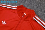 Kids MUFC 25/26 Retro Half-Zip Training Sweatshirt and Pants Set E2596