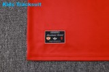Kids MUFC 25/26 Retro Half-Zip Training Sweatshirt and Pants Set E2596
