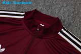 Kids Ajax 25/26 Retro Half-Zip Training Sweatshirt and Pants Set E2598