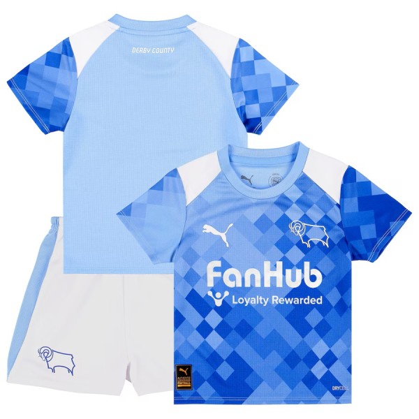 Kids Derby County 25/26 Third Jersey and Short Kit
