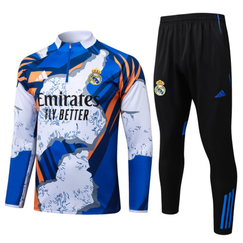Real Madrid 25/26 Half-Zip Training Top and Pants Set B2571 - PM