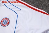 Kids Bayern Munich 25/26 Retro Half-Zip Training Sweatshirt and Pants Set E25109