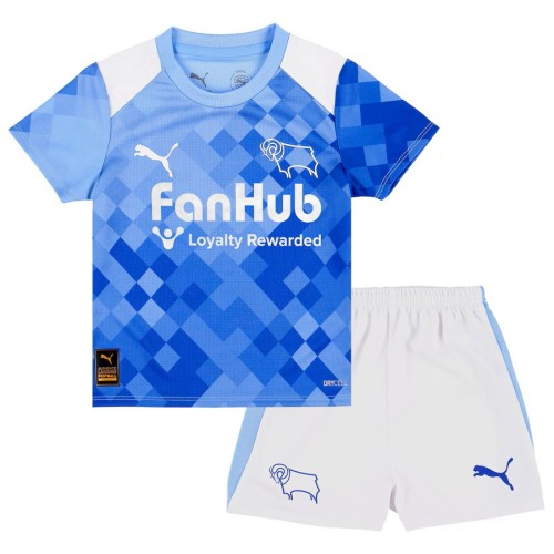 Kids Derby County 25/26 Third Jersey and Short Kit
