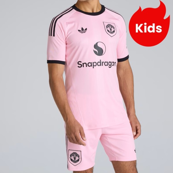 Kids MUFC 25/26 Goalkeeper Jersey and Short Kit