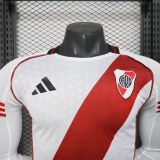 Player Version River Plate 25/26 Home Long Sleeve Authentic Jersey
