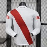 Player Version River Plate 25/26 Home Long Sleeve Authentic Jersey