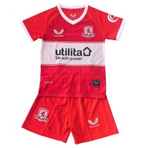 Kids Middlesbrough 25/26 Home Jersey and Short Kit