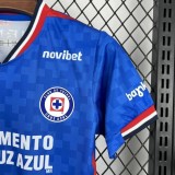 Kids Cruz Azul 25/26 Home Jersey and Short Kit