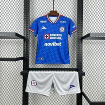 Kids Cruz Azul 25/26 Home Jersey and Short Kit