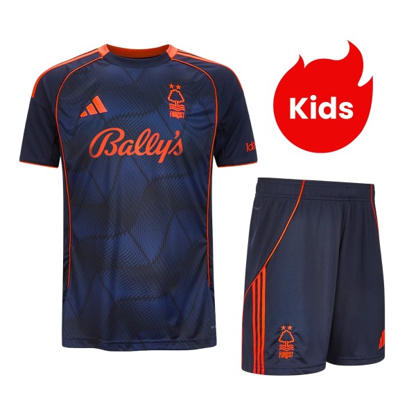 Kids Nottingham Forest 25/26 Third Jersey and Short Kit