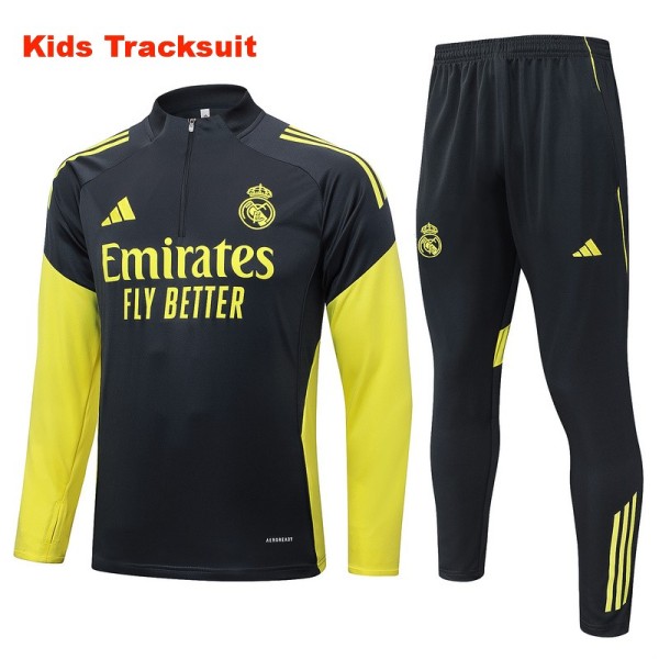 Kids Real Madrid 25/26 Half-Zip Training Sweatshirt and Pants Set E25119