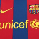Kids Barcelona 2010/2011 Home Retro Long Sleeve Kit